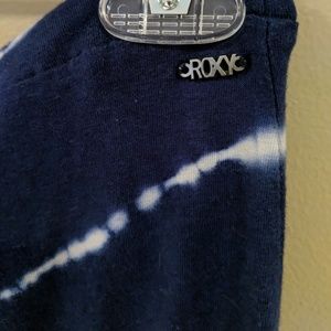 Roxy tye dye purple/blue fold top maxi skirt Small